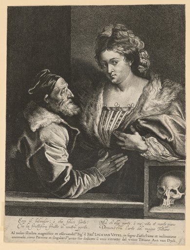 Self-Portrait of Titian with His (alleged) Beloved