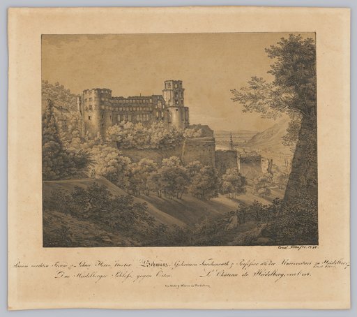 Heidelberg Castle Facing East
