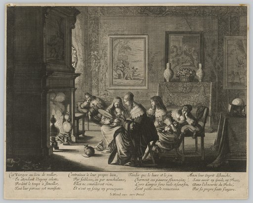 The Parable of the Wise and Foolish Virgins: The Foolish Virgins Sleeping