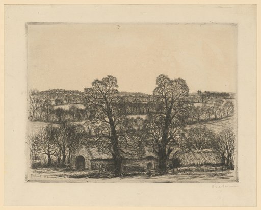 Farmstead in Flat Landscape