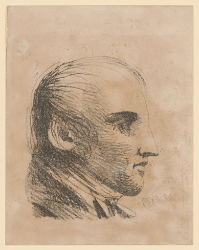 Male Head Facing Right