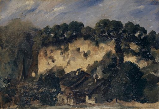 Houses near a quarry