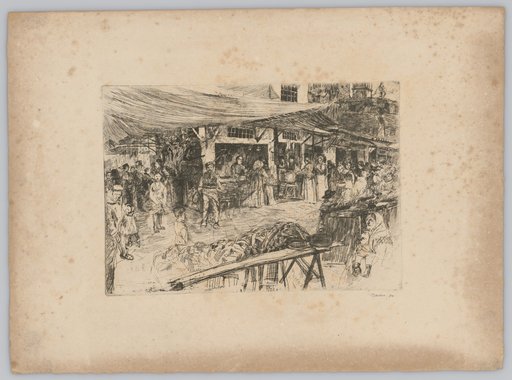 Market Scene in Florence