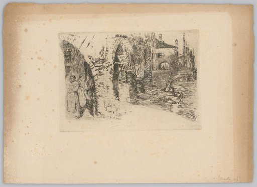 Italian Street Scene with Arcades