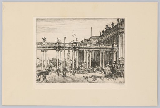 In Front of the City Palace in Potsdam