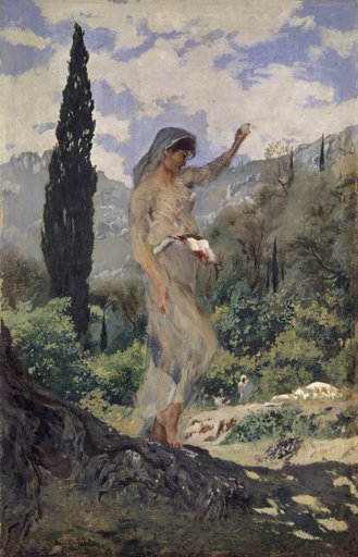 Spinning Girl on Corfu
