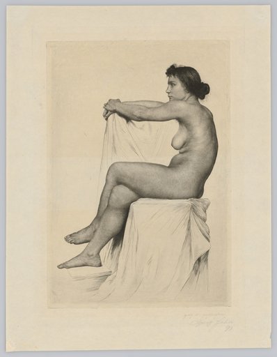 Seated Female Nude