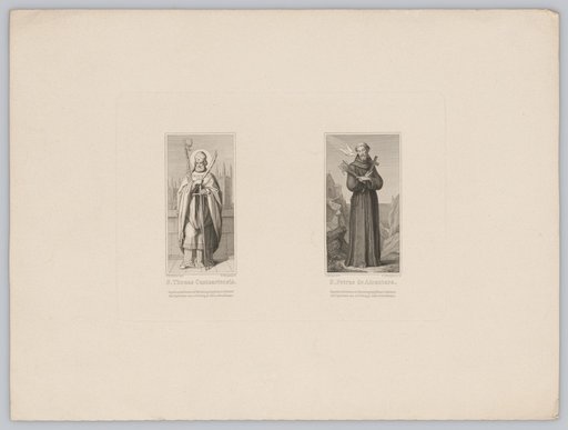 St. Thomas of Canterbury and St. Peter of Alcantara