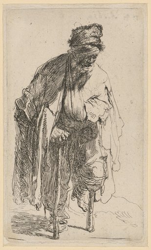 The Beggar with the Wooden Leg (The Peg-Leg)