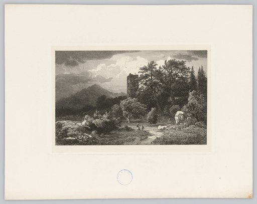 Three Etchings from: Nine Landscape Original Etchings by Prof. Wilhelm Schirmer (d. 1863), Berlin: L. Sachse Verlag, n.d.