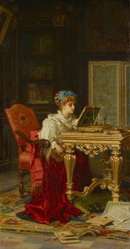 A lady playing music (Irene di Spilimbergo)