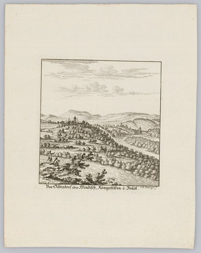 Ten landscape etchings