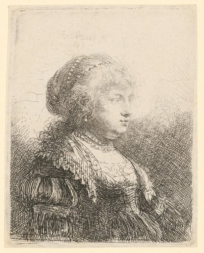 Saskia in Rich Attire
