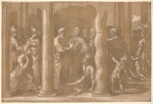 Peter and John Heal the Lame Man at the Temple Gate