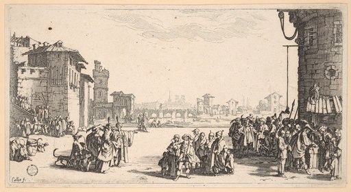 Small View of Paris with a View Towards the Île de la Cité, Sainte-Chapelle, and Notre-Dame
