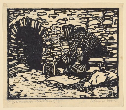 Child on the Steps – from the Valais