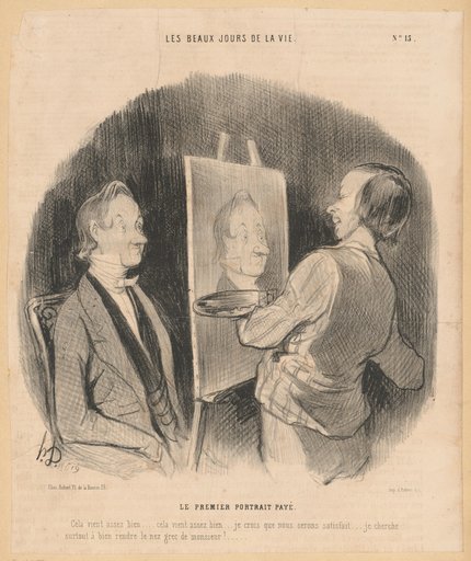 The First Paid Portrait