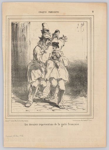 The last representatives of French gaiety