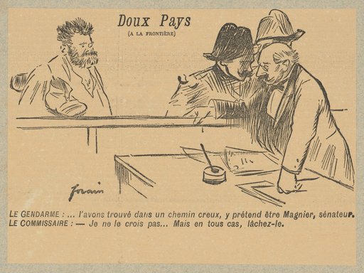 The Gendarme: ...we found him in a sunken road...
