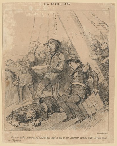 Several National Guardsmen Who Had Not Thought of Seasickness Regret Deeply Having Had the Idea of Going to See England