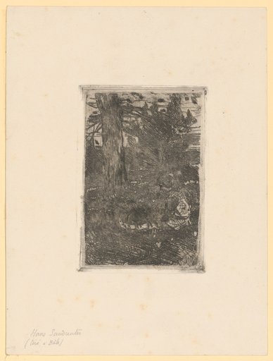 – Girl Sitting Under a Tree