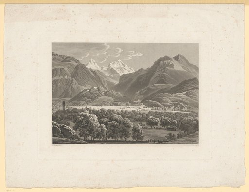Unterseen with the Eiger and Jungfrau
