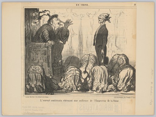 The American Envoy Obtaining an Audience with the Emperor of China