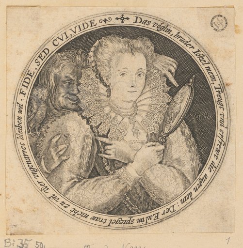 Woman with a Mirror (Sight)