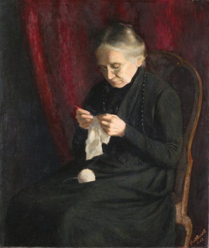Portrait of the Artist's Mother (Maria Barth-Imhoof 1845–1929)