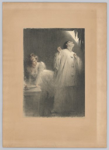 Pierrot and Pierrette at Daybreak