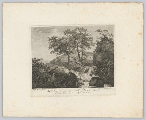 Third View of the Surroundings of Meissen in Saxony