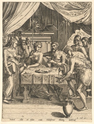 Judith at the Feast with Holofernes