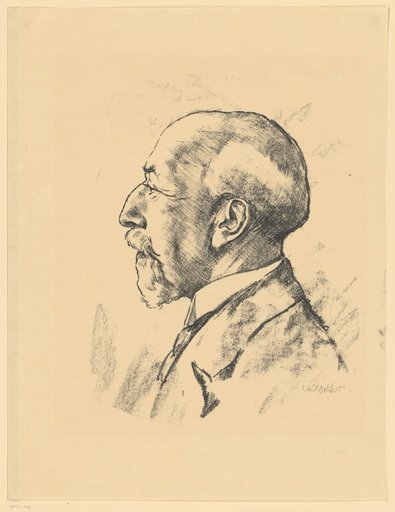 Portrait of the Art Historian Prof. Dr. Adolph Goldschmidt