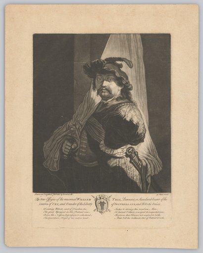 The True Effigies of the Renowned William Tell, Banneret, or Standard-bearer of the Canton of Ury