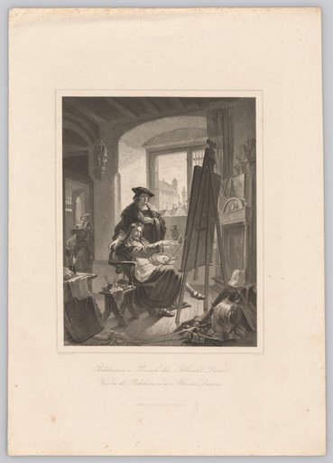 Pirkheimer's Visit to Albrecht Dürer