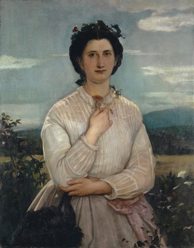 Portrait of Marie Elisabeth Brüstlein, the Artist's Future Wife