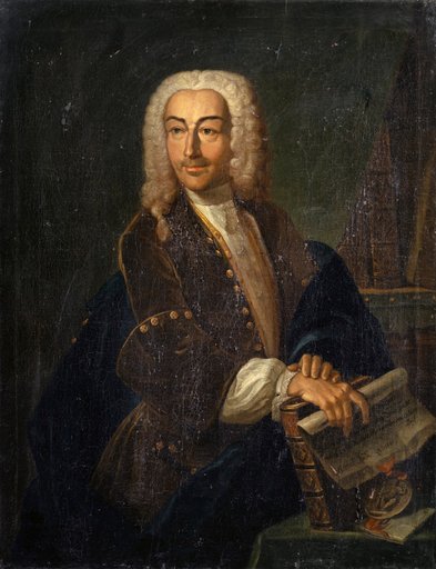 Portrait of Court Councillor Carl Friedrich Drollinger (1688–1742)