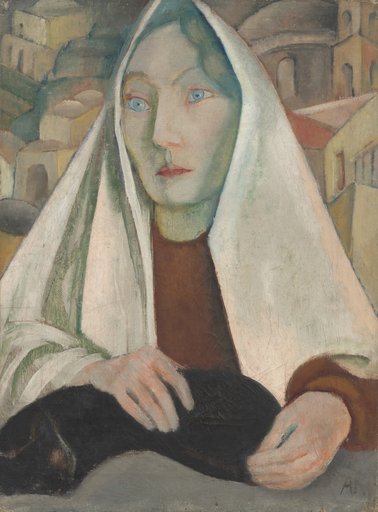 Woman with a Cat (Cat Woman)