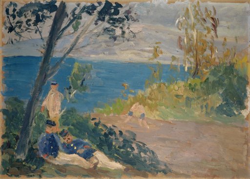 Siesta of the Border Guards on the Seashore