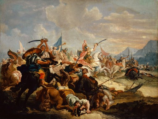 Joshua Makes the Sun Stand Still in the Battle of the Amorites
