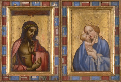 Christ as Man of Sorrows, Mary with the Child