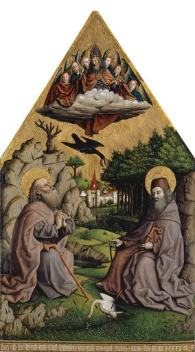 The Heavenly Feeding of the Holy Hermits Anthony and Paul