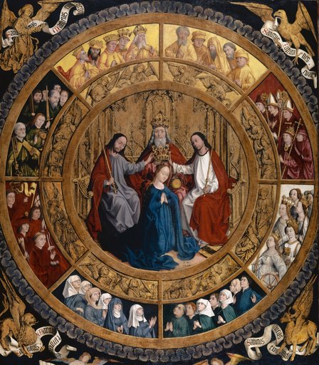 The Coronation of Mary in the Circle of Angels and Saints
