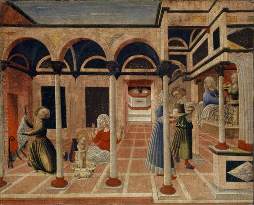 The Miracle at the Birth of Saint Nicholas