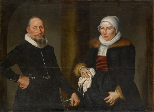 Double Portrait of Lienhard Lützelmann and His Wife Margreth Wohnlich