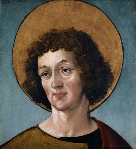 Head of a Male Saint