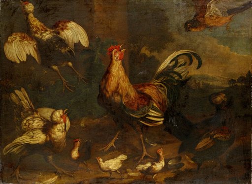 Excitement in the Poultry Yard
