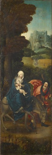 The Flight into Egypt (Inside); Marbling (Outside)