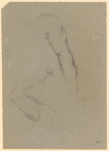 Bent Right Arm and Outstretched Left Arm