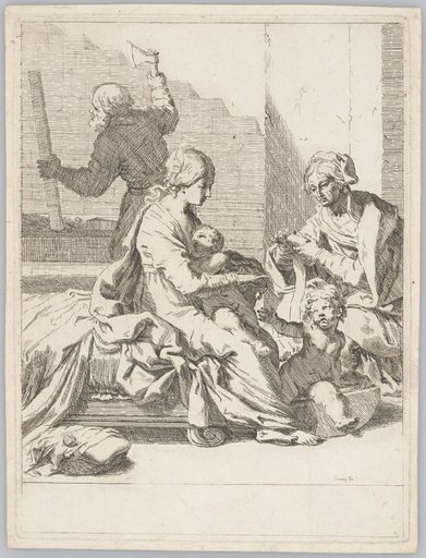 Holy Family with Saint Elizabeth and the Child John